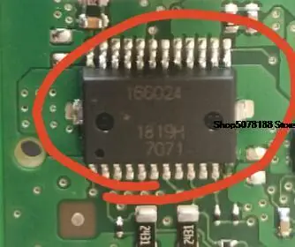 166024 Automóvel chip de componentes eletrônicos