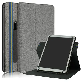 Fólio de Dobramento de Carbono Firber capa de Couro para iPad Ar 5 Pro 11 Mipad 5 Tampa Compatível com 9 e 11 polegadas Universal Tablet