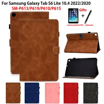 para Samsung Galaxy Tab S6 Lite 2022 Caso de 10,4 polegadas SM-P613 SM-P619 Flip Tampa do Suporte de Tablet para Funda Galaxy S6 Lite Caso +Presente